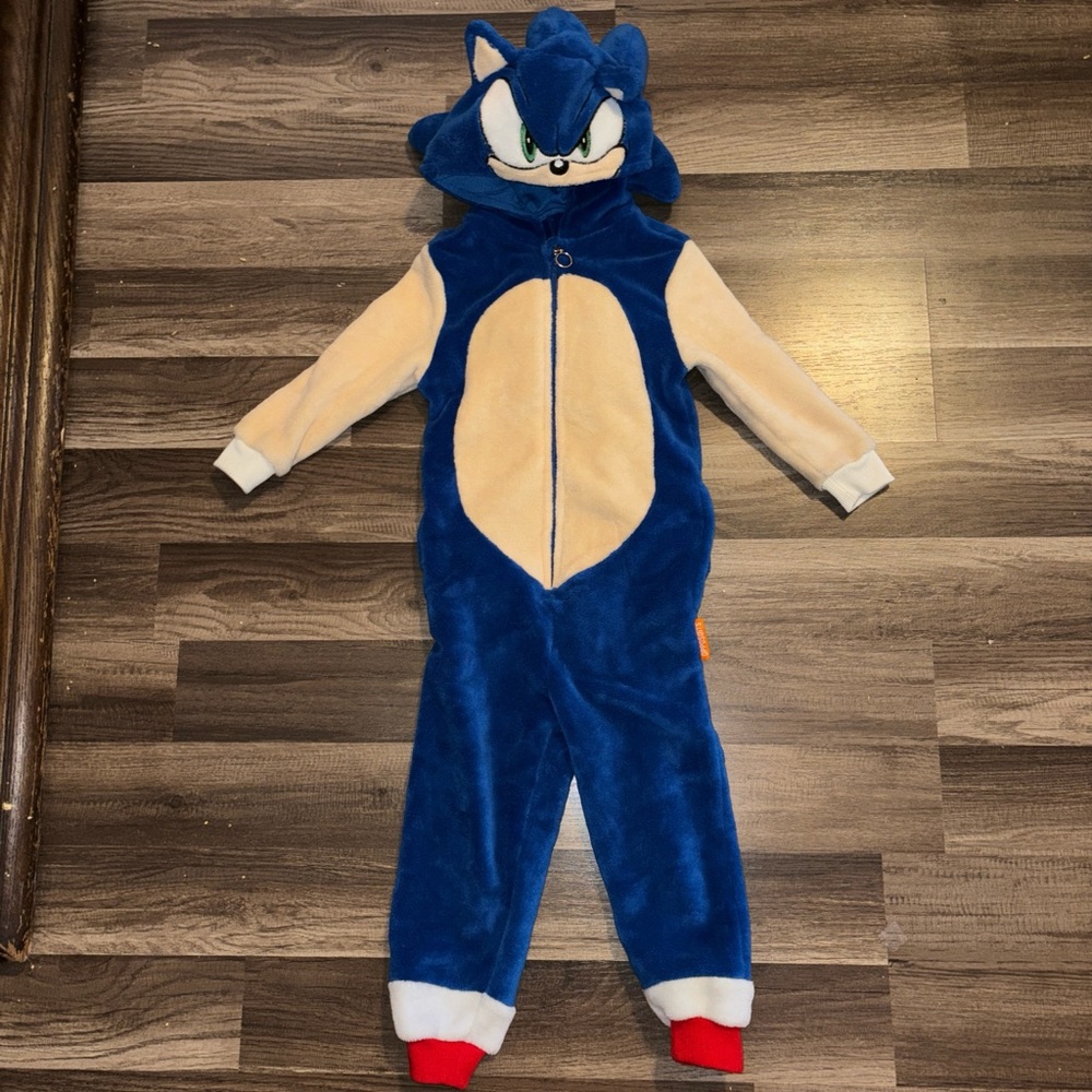 Opposuits Sonic the Hedgehog kids onesie size 2-4Y